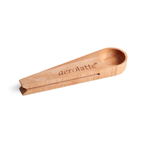 Aerolatte träklipps med sked - cc-1-wd